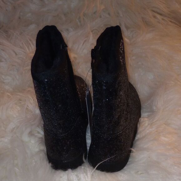 🆕👢Cat & Jack Girl's Holland Boots - Black, Sz 3 - Picture 5 of 6